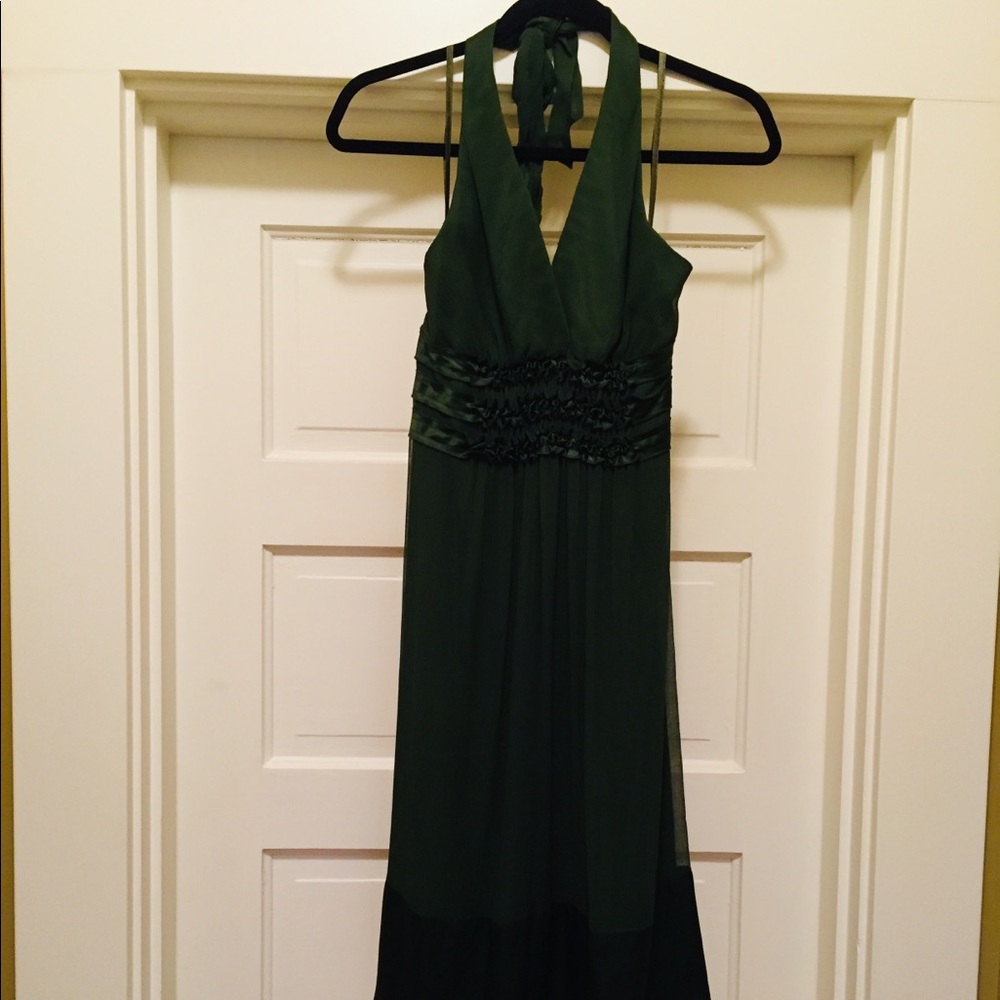 Emerald Green BCBG Maxazria dress NWT!
